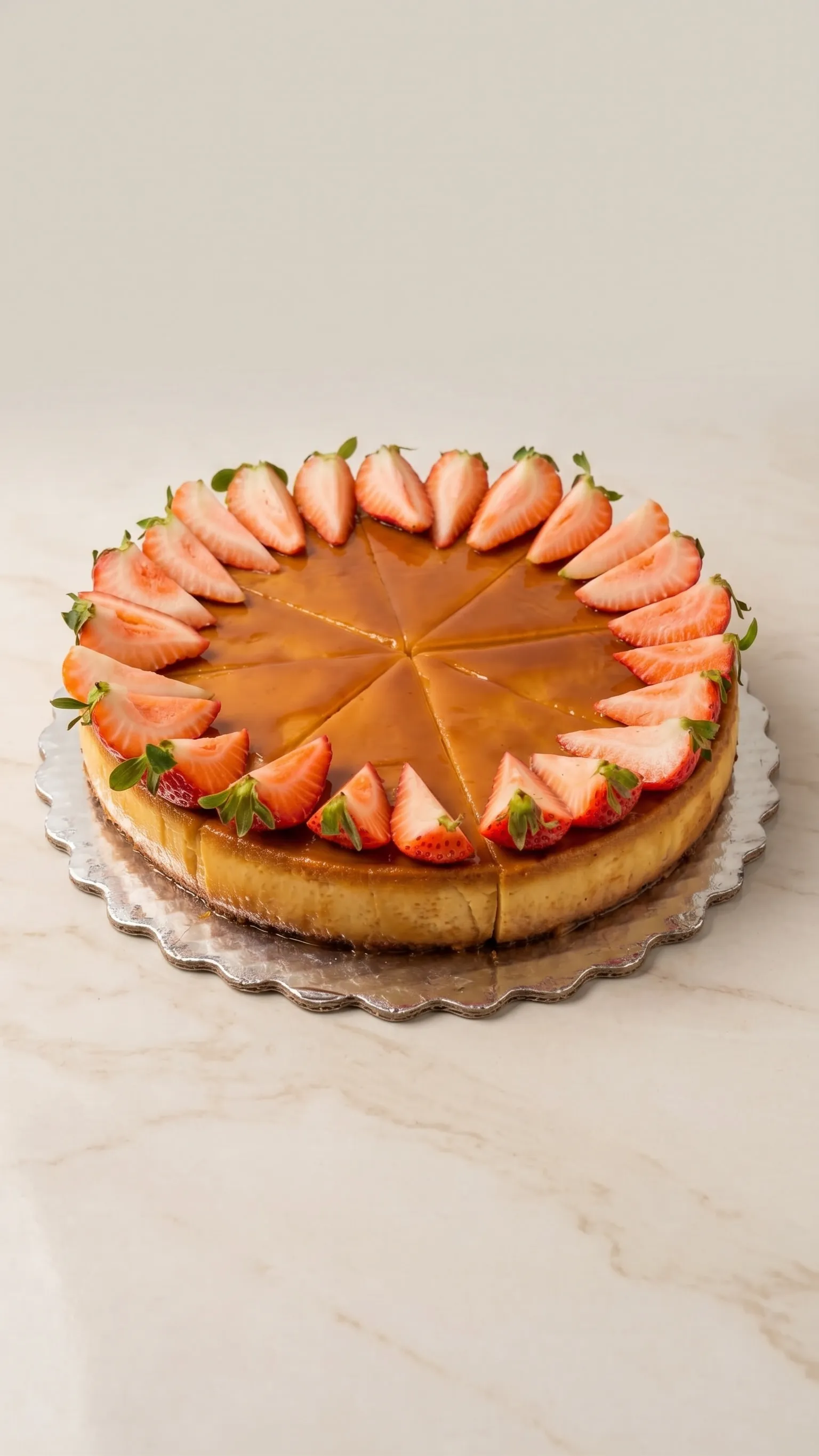 Flan napolitano casero de DULUZ con caramelo natural