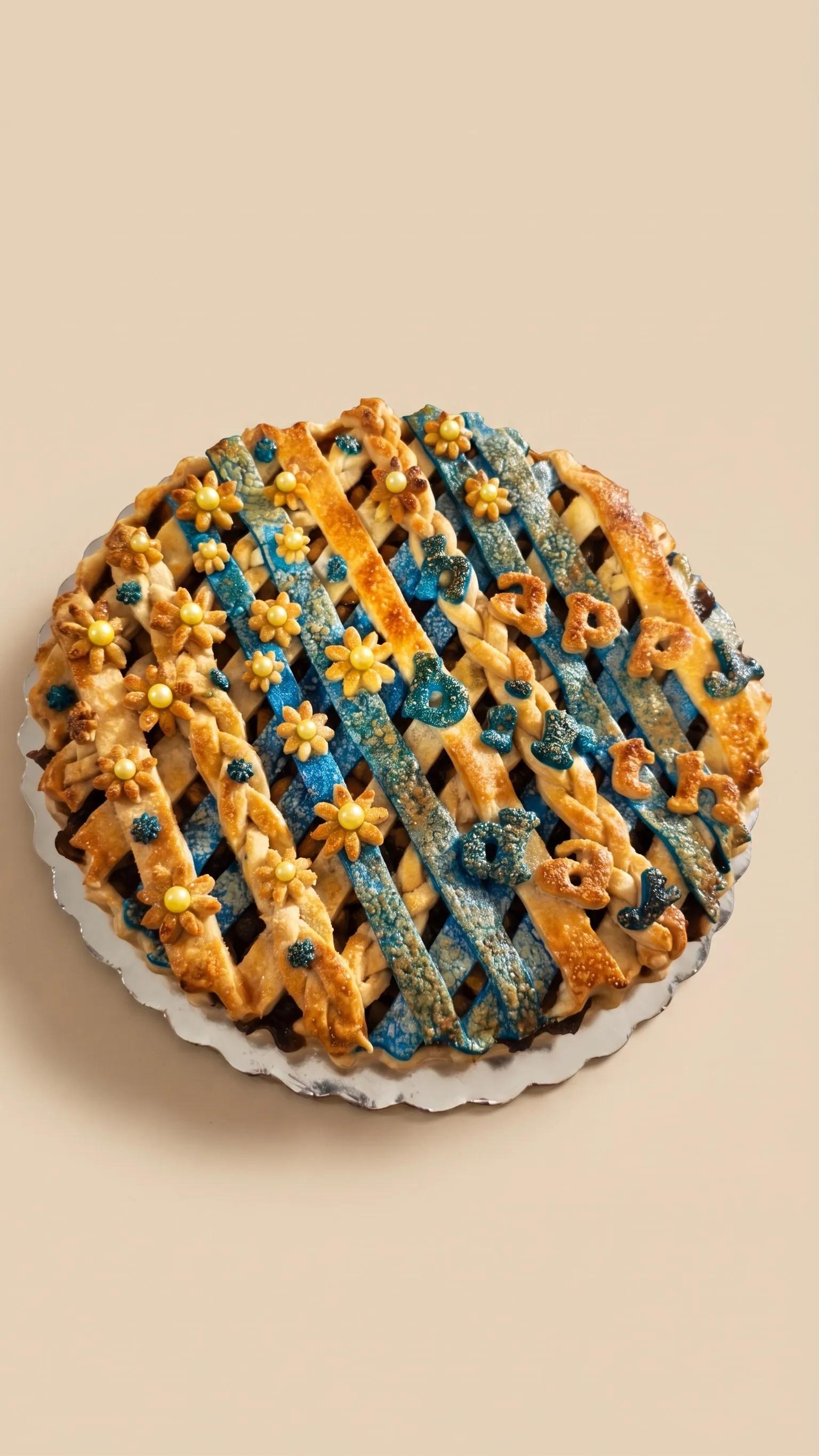 Tarta de piña artesanal de DULUZ recién horneada